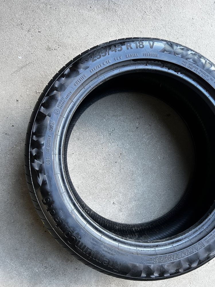 4 opony continental premiumcontact 6 235/45/18 2021r.