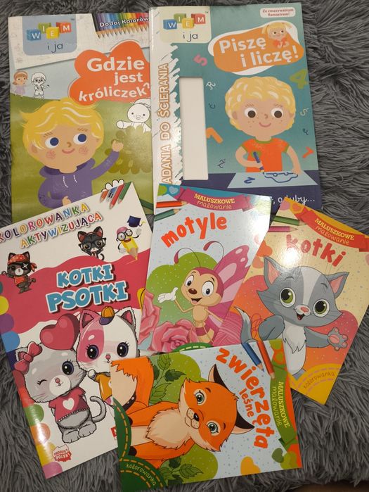 Książeczki i kolorowanki dla przedszkolaka