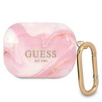 Guess Marble Est. - Etui Airpods Pro (Różowy)