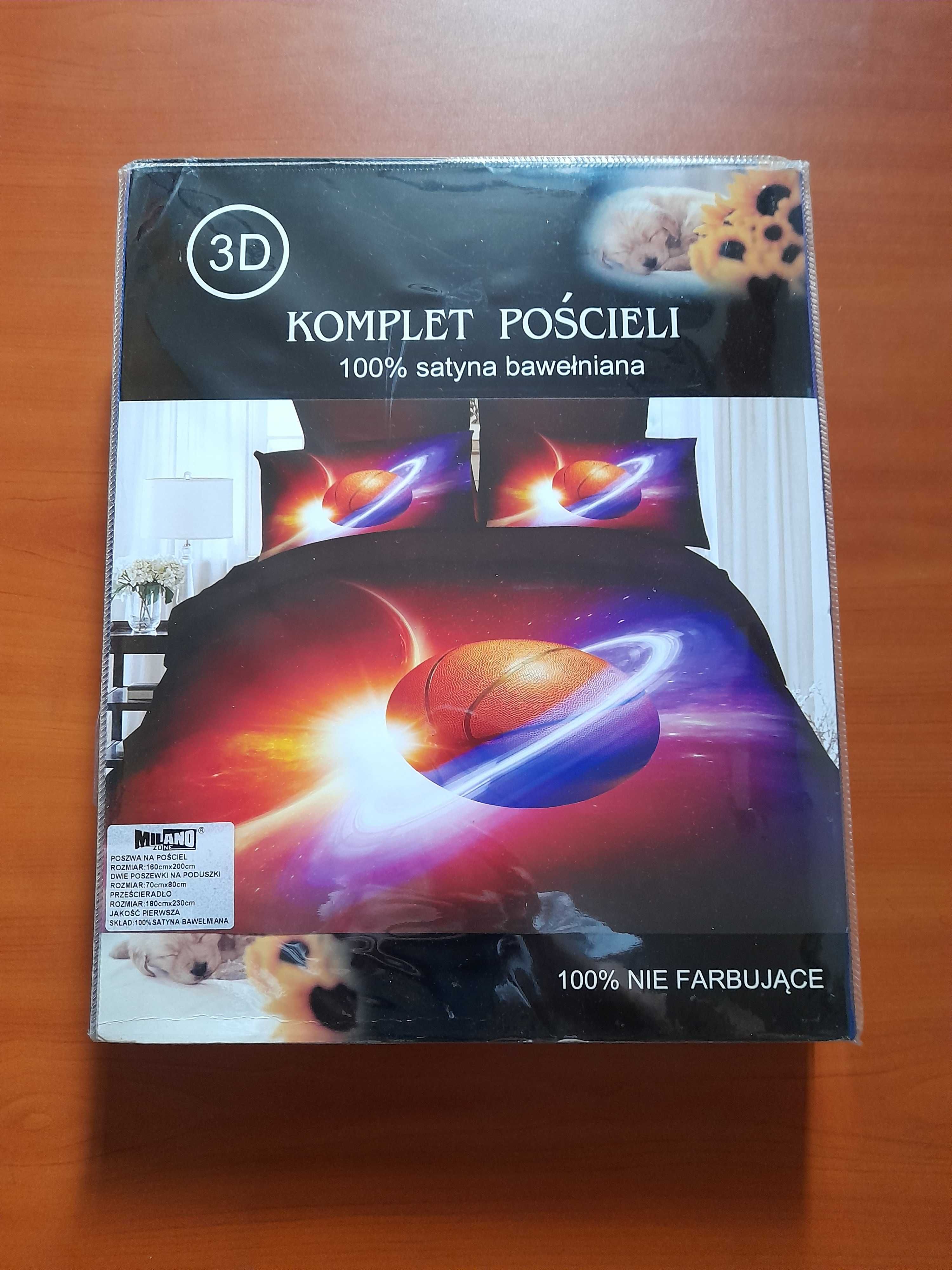 Komplet pościeli satyna bawełniana