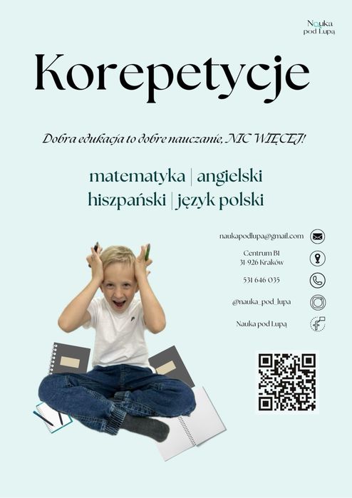 Korepetycje ANGIELSKI - online