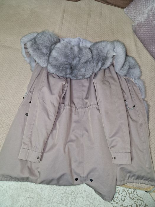 Парка куртка хутро дуже тепла як шуба! Ідеальна