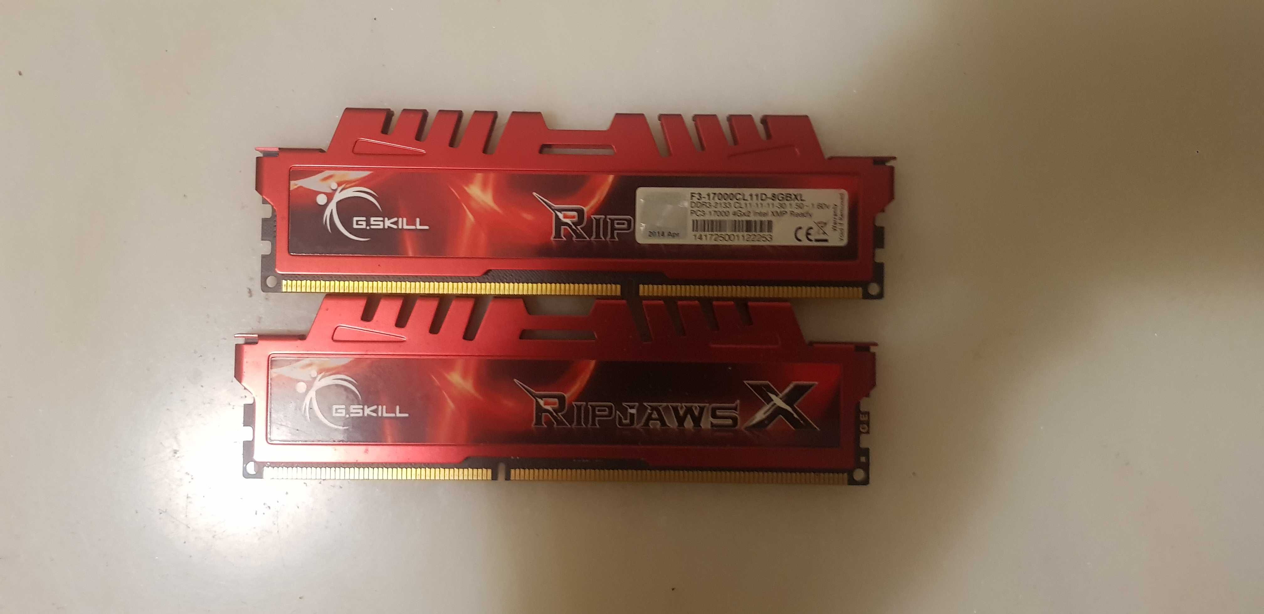 Memória RAM GSkill Ripjaws DDR3-2133Mhz CL11 2X4GB