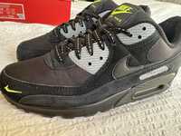 Nike Air Max 90 FQ2377 Black/Black-Volt-Cool Gray