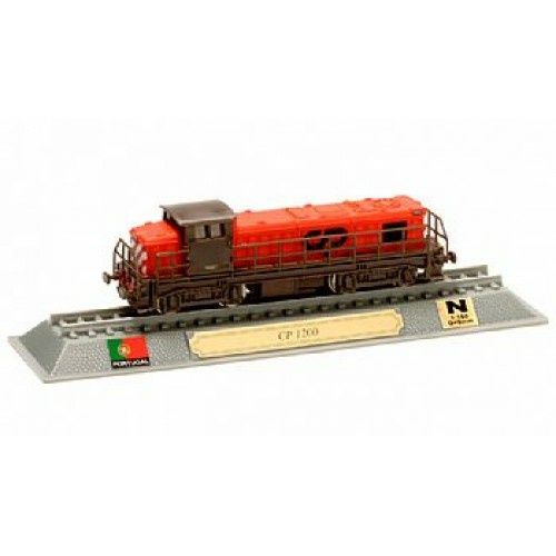 Modelo miniatura locomotiva CP 1200