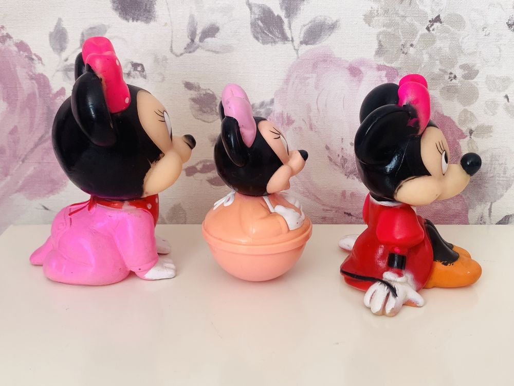 Gumowe figurki Myszka Minnie Disney vintage