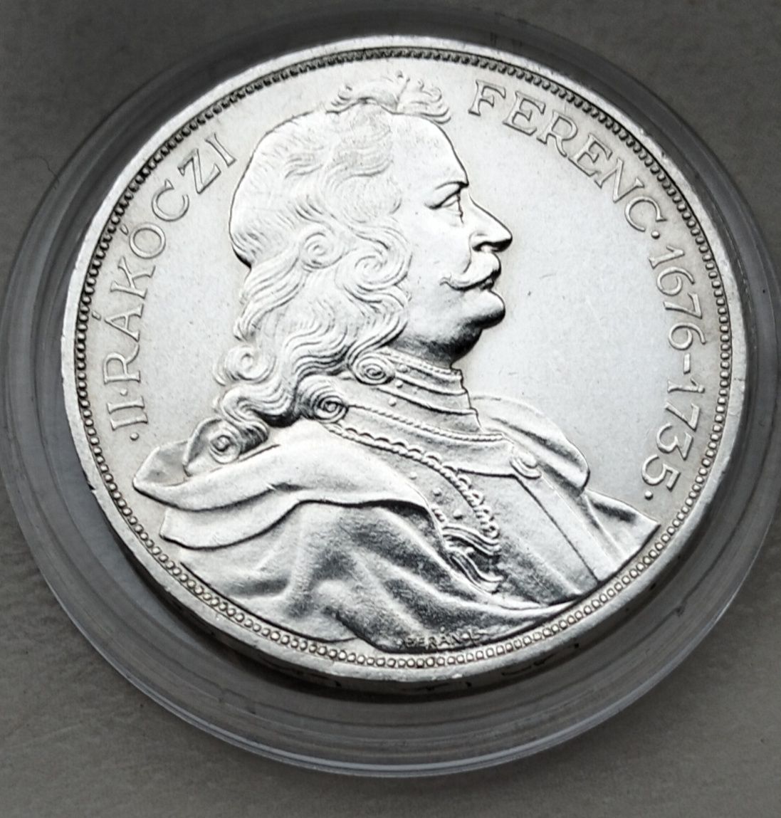 Węgry 2 Pengo 1935 r F. Rakoczy srebro