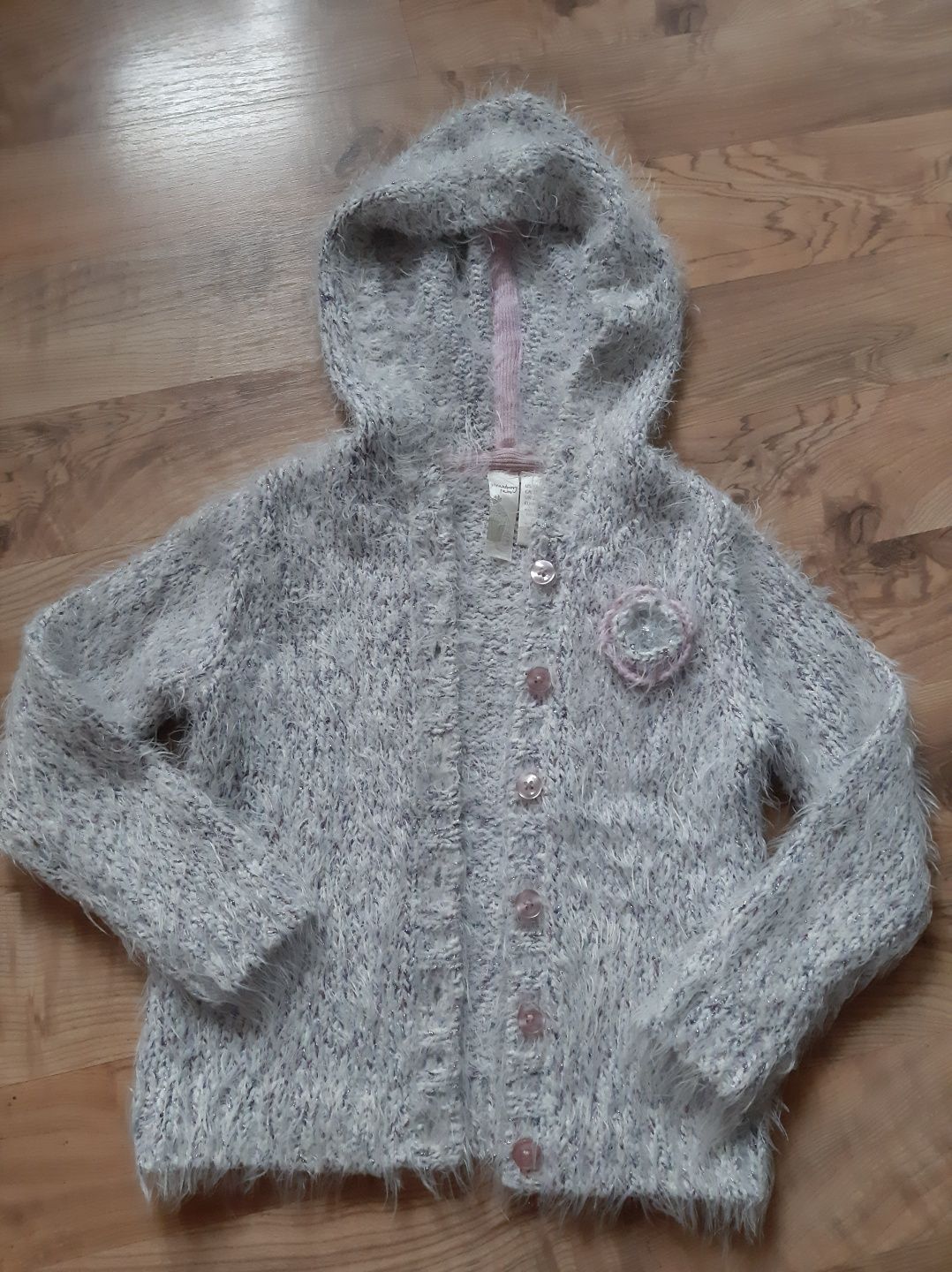 Sweterek Sweter Rozpinany Włochacz Włochaty TK MAXX