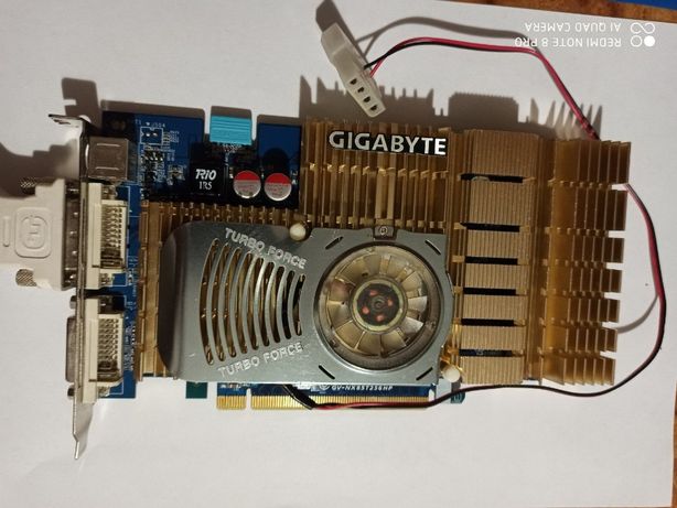 Видеокарта GigaByte NVIDIA GeForce 8500 GT (128 бит) GV-NX85T256HP