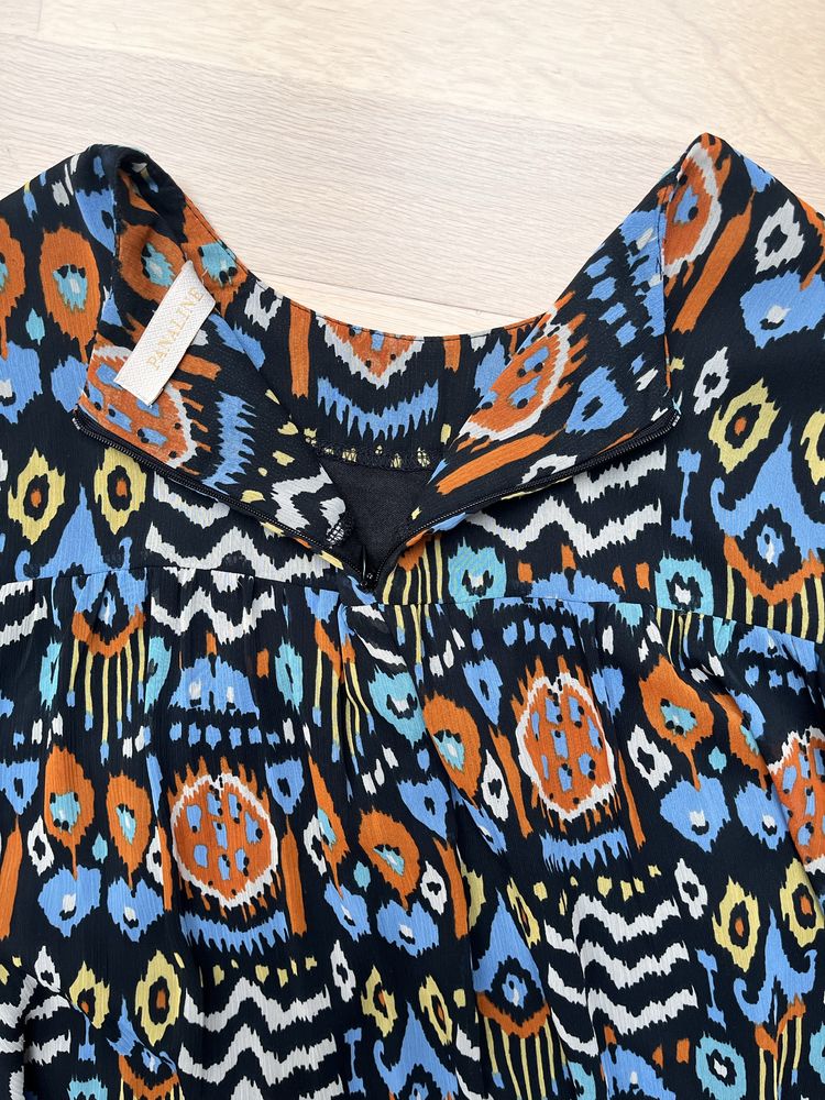 Sukienka maxi na wiosnę, na lato, dress, z falbanką, 42/XL, Panaline