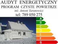 AUDYT ENERGETYCZNY- Program Czyste Powietrze, Uprawnienia Nr. 39039