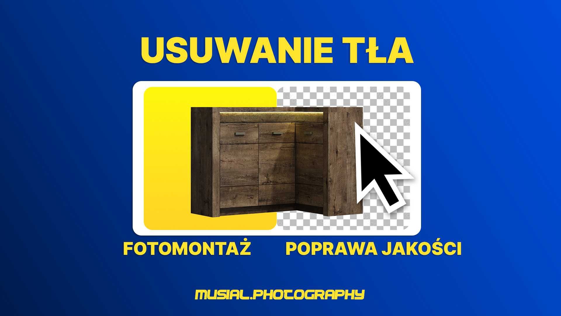 USŁUGI GRAFICZNE - Obróbka zdjęć / Usuwanie tła / fotomontaż photoshop