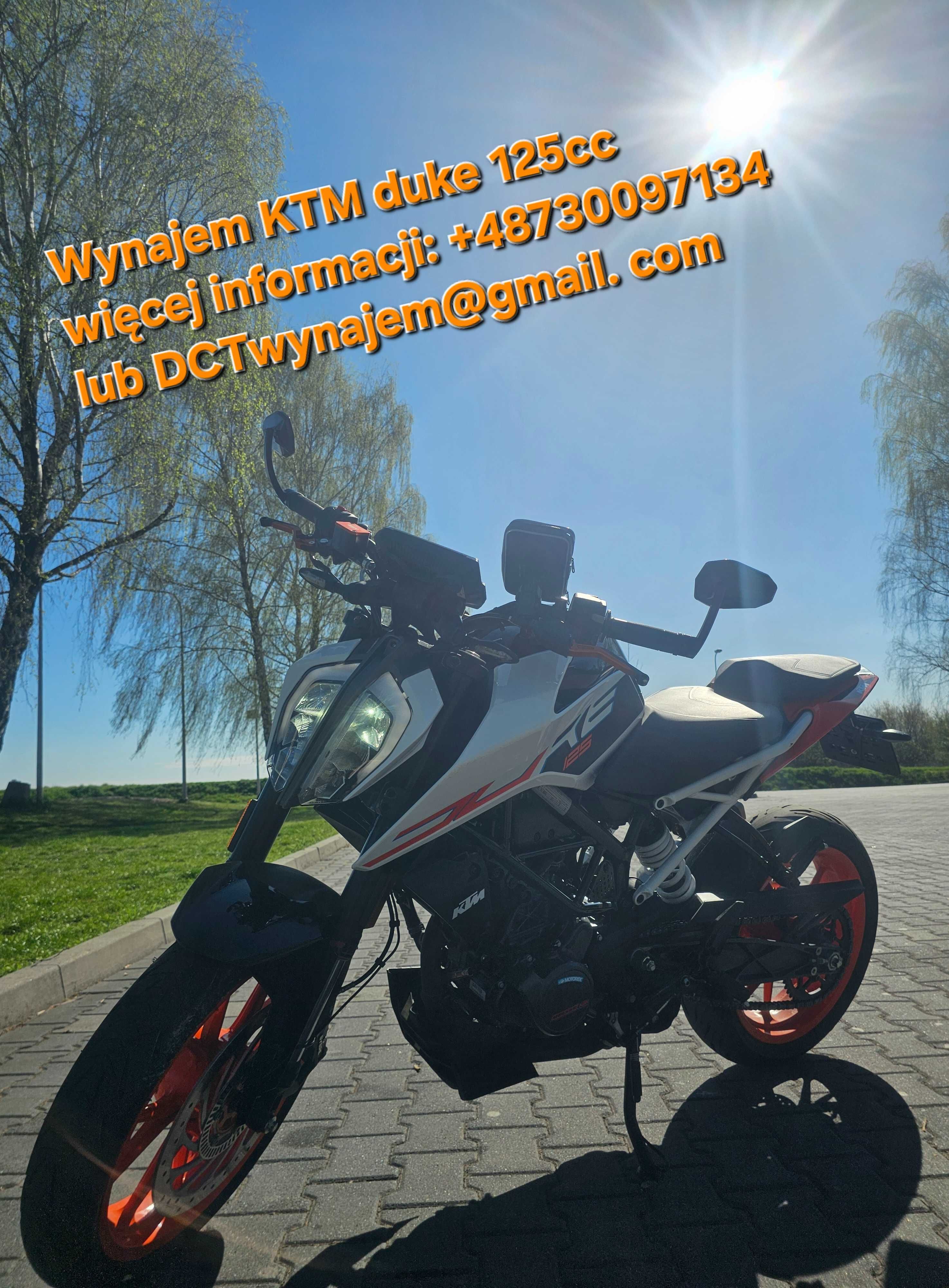 Wynajem KTM DUKE 125cc