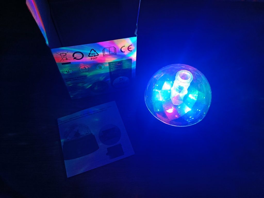 Lampka disco Lethe kula lustrzana