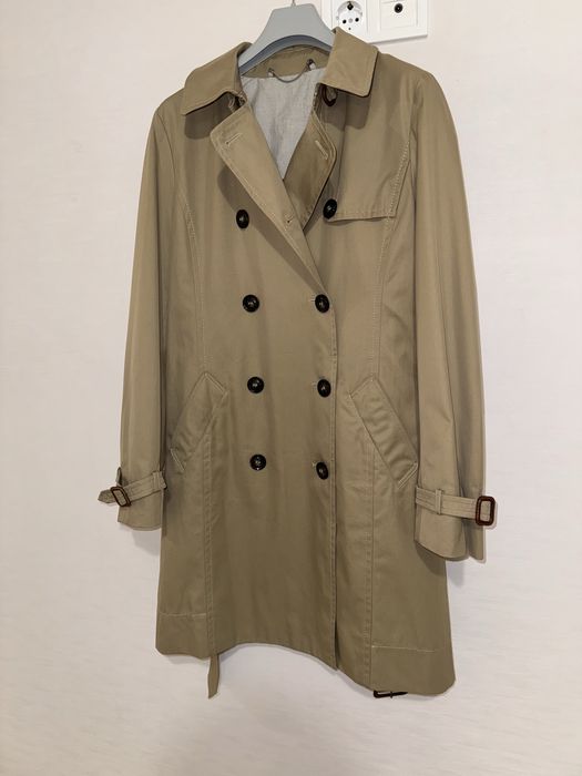 Бежевий італійський тренч Мах Mara, пальто,плащ,куртка