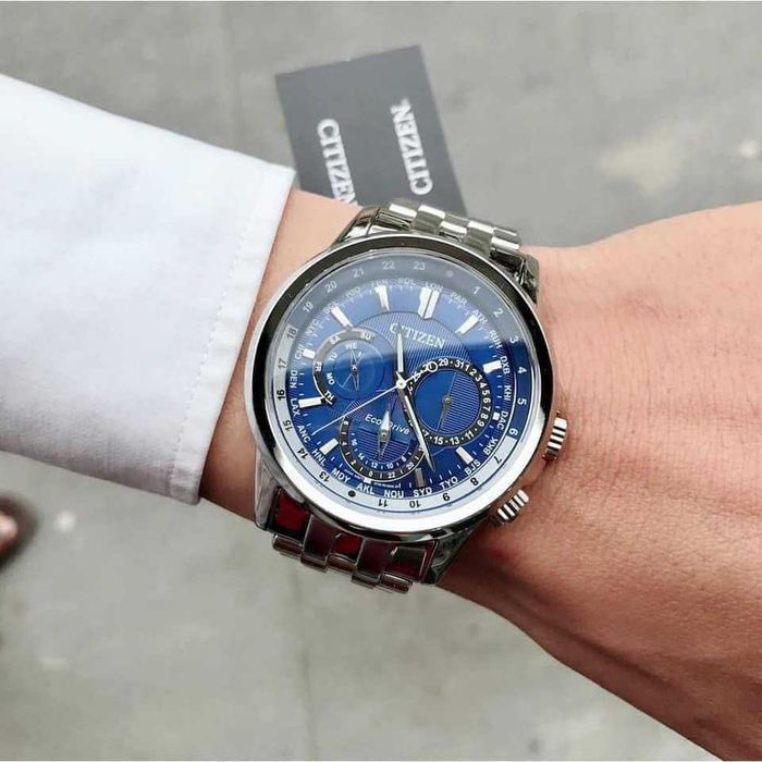 Японские мужские часы Citizen Eco-Drive BU2021-51L. Солнечная батарея