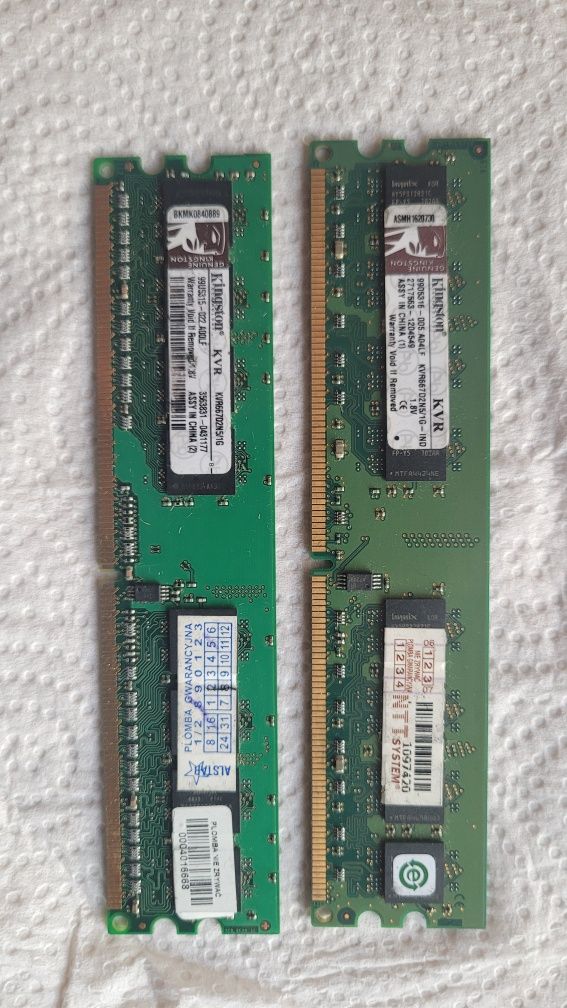 Pamięć Ram DDR 2 2x1GB