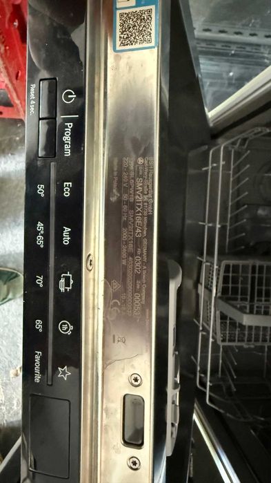 Zmywarka BOSCH SMV2ITX16E Aqua Stop, EcoSilence Drive uszkodzona