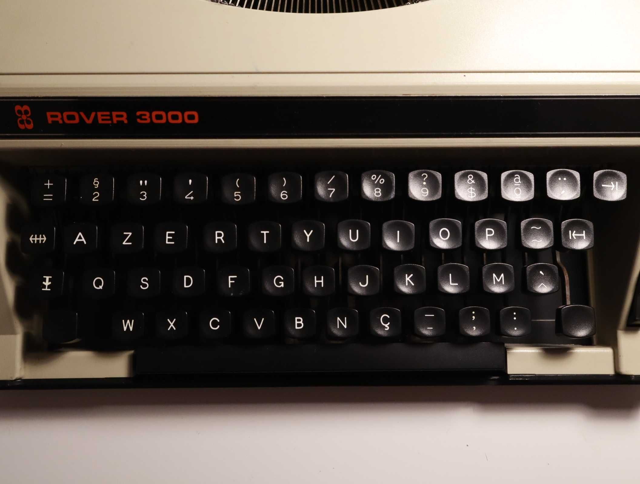 Máquina de Escrever antiga vintage Rover 3000