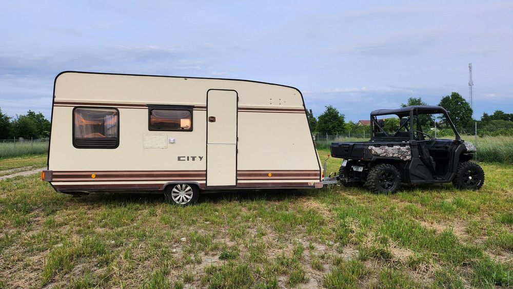 Buerstner Przyczepa Kemping Przedsionek 4505 Łazienka Kuchnia 2 sypial
