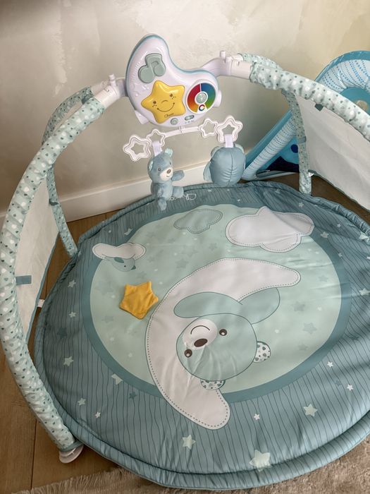 Розвиваючий килимок 3 в 1 Chicco Enjoy Colours з проектором-нічником