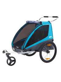 Nowa Przyczepka rowerowa Thule Coaster XT" niebieska dwuosobowa
