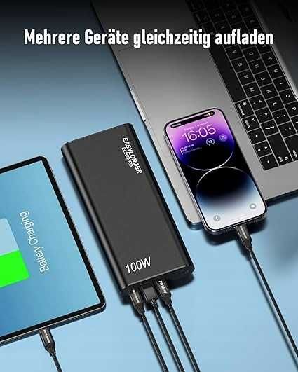Powerbank EASYLONGER 26800 mAh,PD100 W czarny MacBook,iPhone, HPtablet