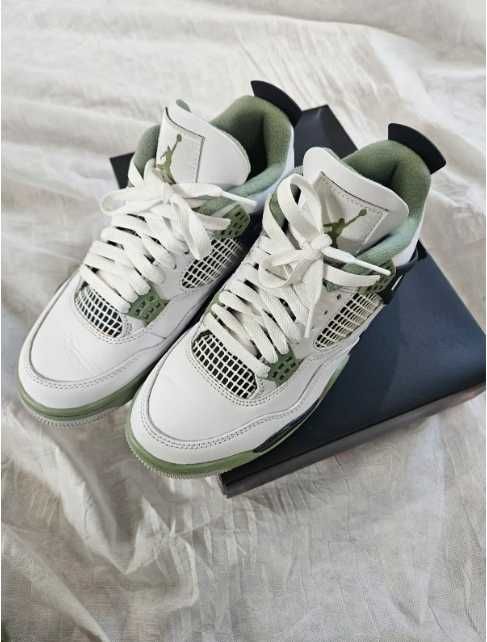 nowy Jordan 4 Retro Seafoam Moda rozmiar.43