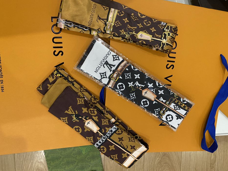 Apaszka LV Louis Vuitton Monogram chusta bandeau prezent