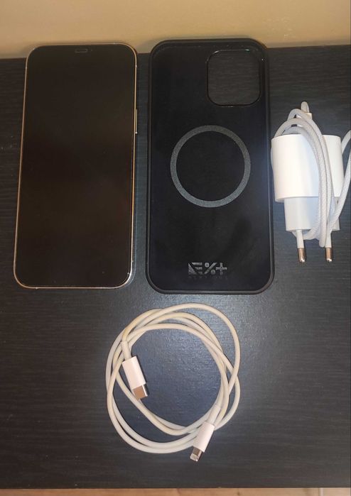 Srebrny iPhone 12 pro max 512GB SUPER STAN