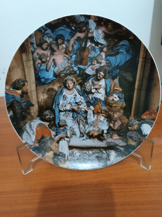 Pratos de Natal Vista Alegre 1984 a 1991