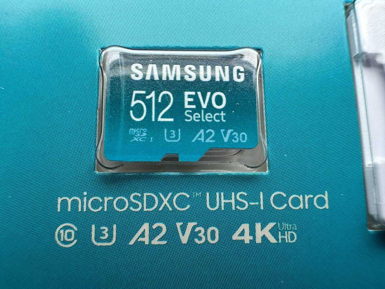 Samsung EVO Select 512 GB Micro SD Карта Пам'яті