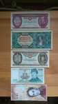 zestaw oryginalnych banknotów różne kraje