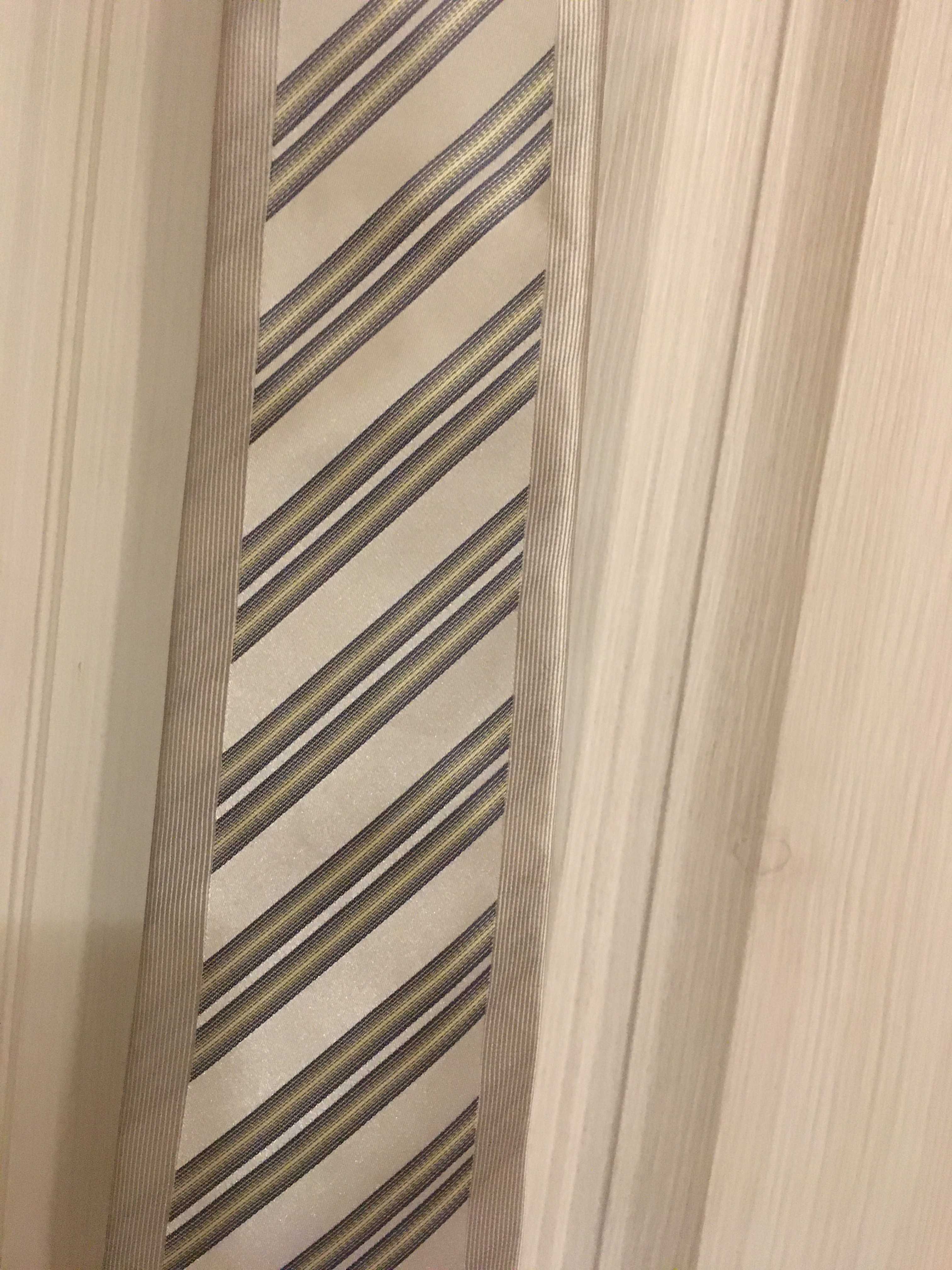 Krawat srebrny szary w paski Vannotensa Dzień Ojca 2+1 gratis