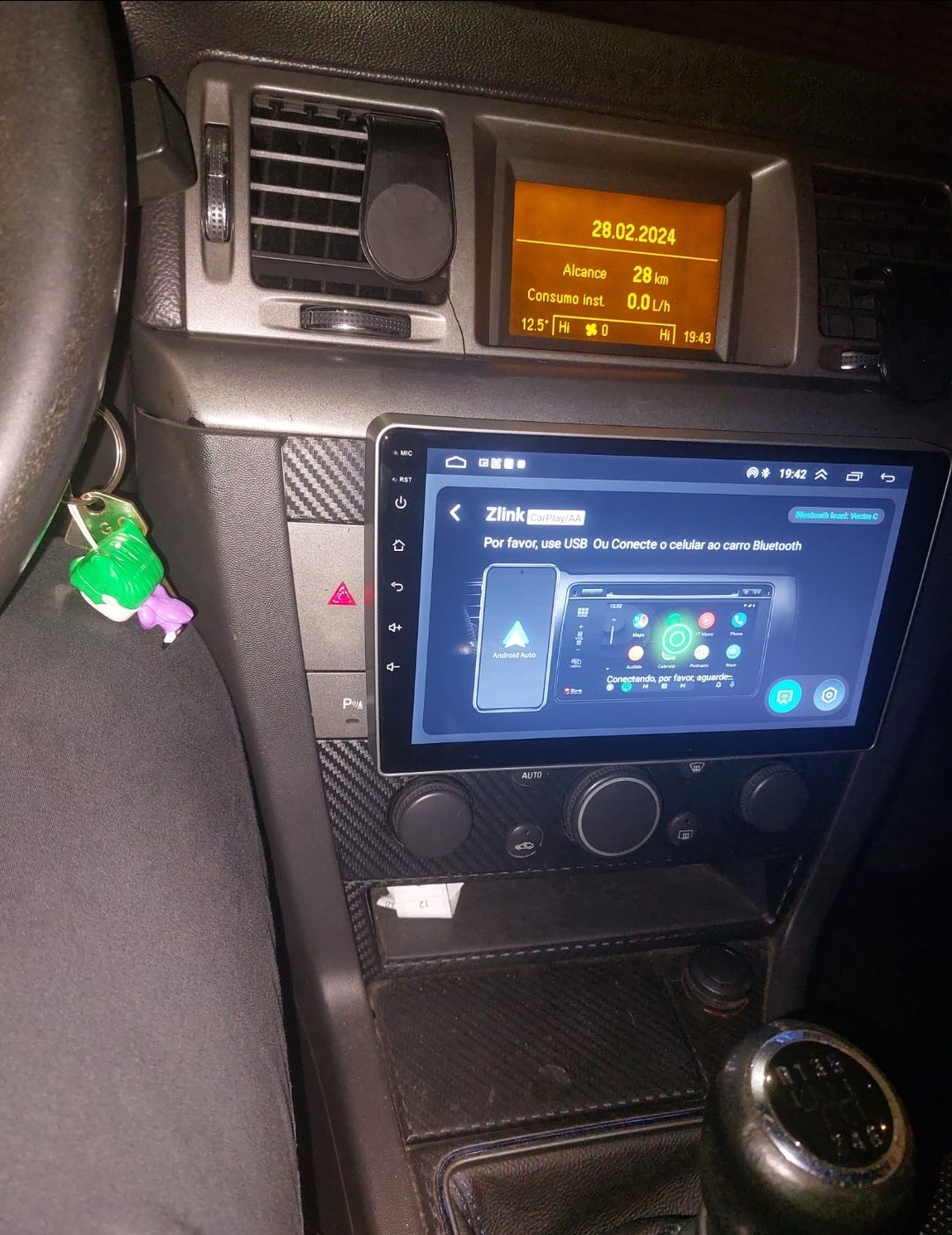 Rádio 2 DIN Android 9" Opel Zafira B/Astra H /Corsa/Vectra + Carplay