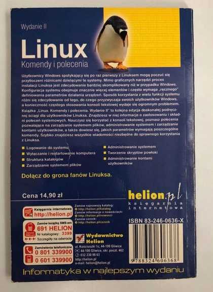 Linux. Komendy i polecenia Łukasz Sosna Wydanie II