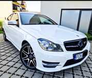 Mercedes-Benz Klasa C PIĘKNY AMG 204KM+AUTOMAT+ŁOPATKI+ALU18+nawigacja+skóra+alkantara+hak+