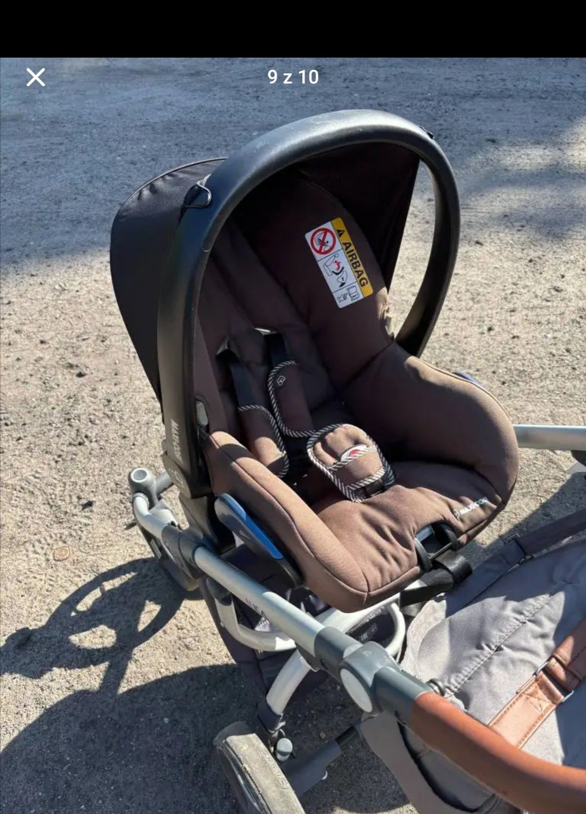 Wózek dziecięcy Bebetto Luca 2w1 z fotelikiem Maxi Cosi Citi