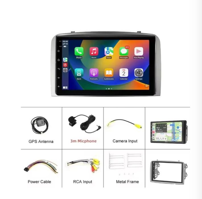 Radio Android Alfa Romeo 147 / GT  + 4 GB RAM + 32 GB ROM +Carplay e A