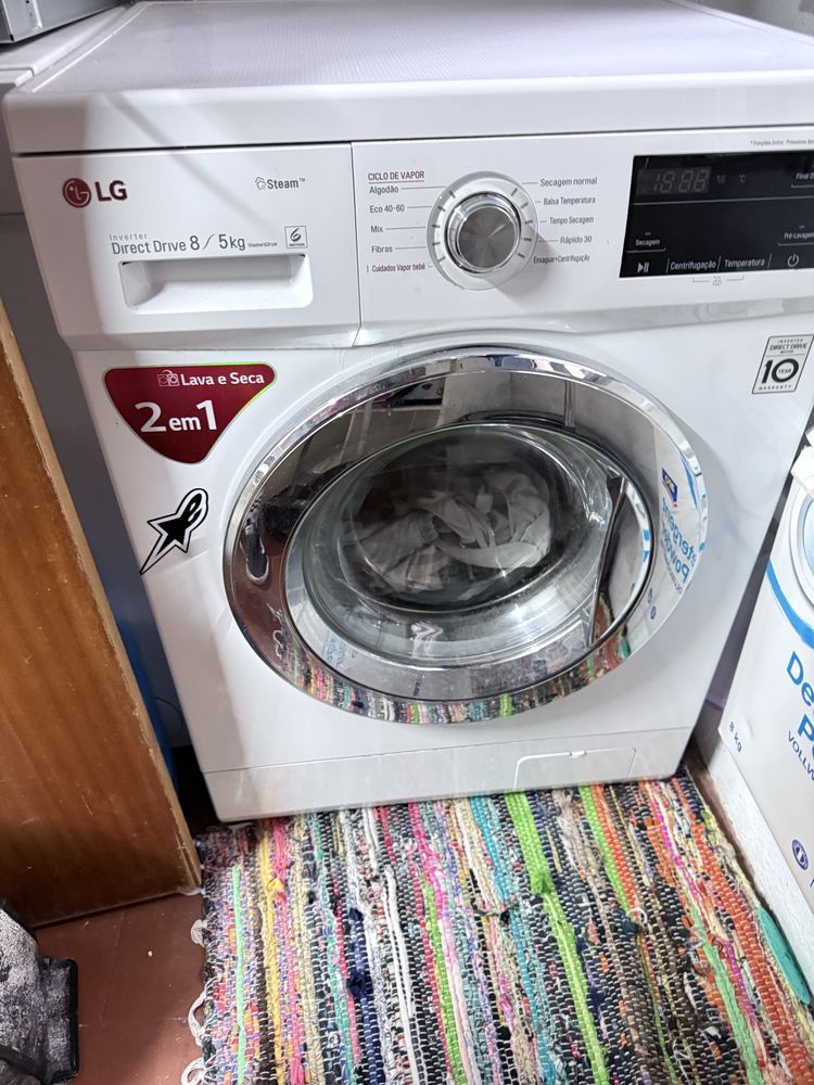 Vendo maquina lava e seca lg