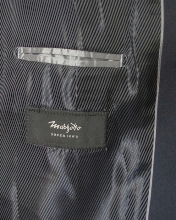 granatowy garnitur marynarka Pierre Cardin