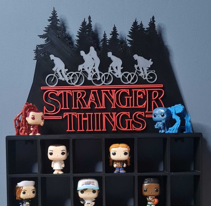 Półka Ekspozytor STRANGER THINGS na figurki Kinder Joy Funko Pop