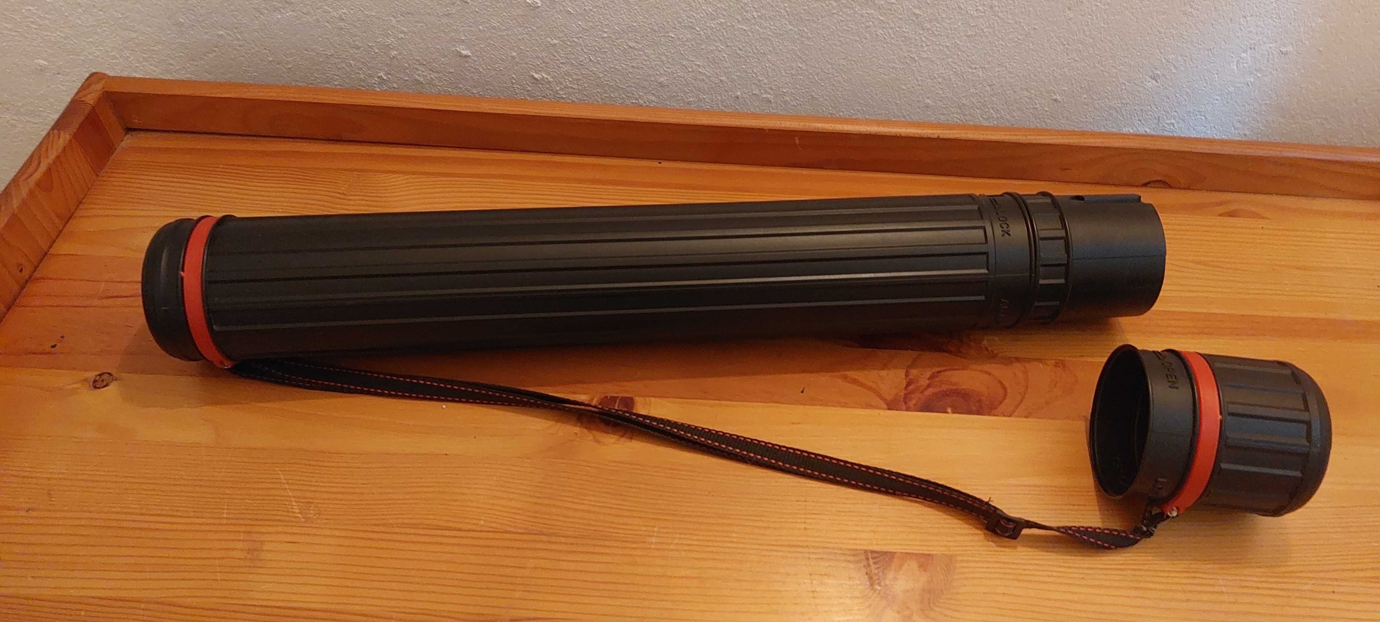 Tubo para Desenhos Extensível, 110 cm, Preto como niovo