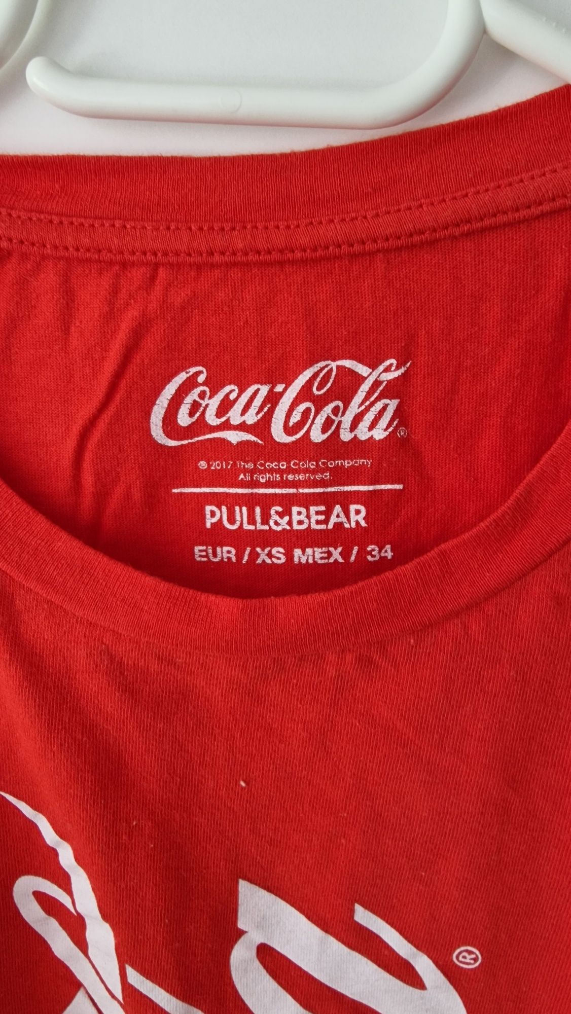 T-shirt Coca Cola bluzka koszulka Pull&Bear bawełna