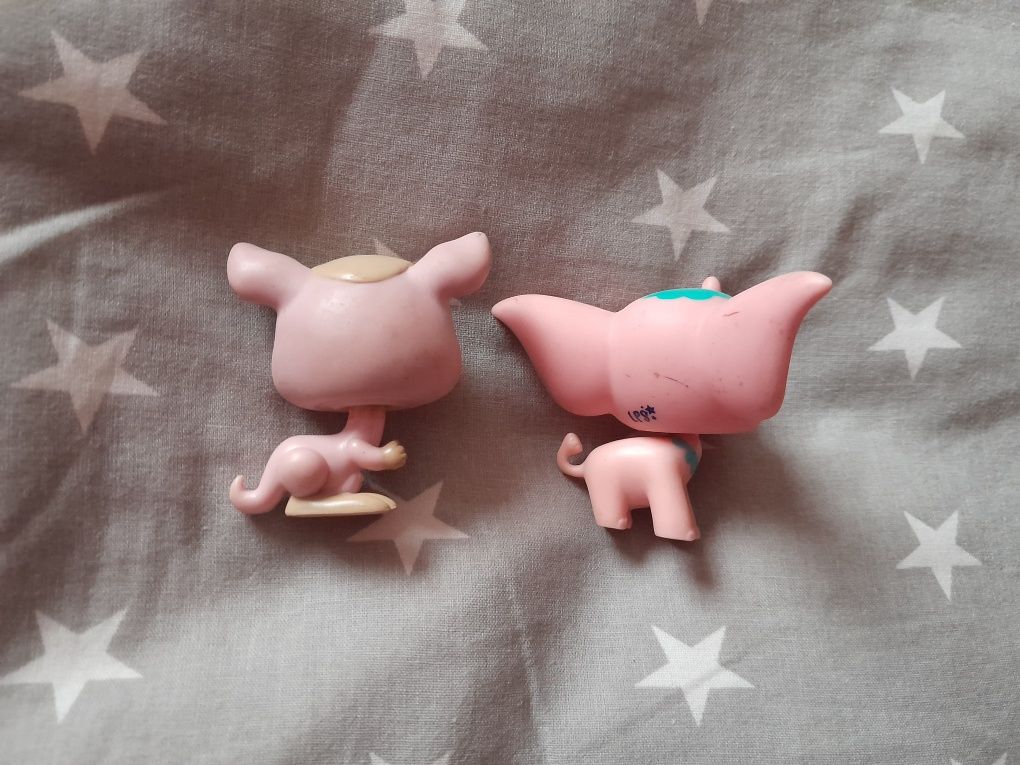 Figurki LPS kangur i słoń