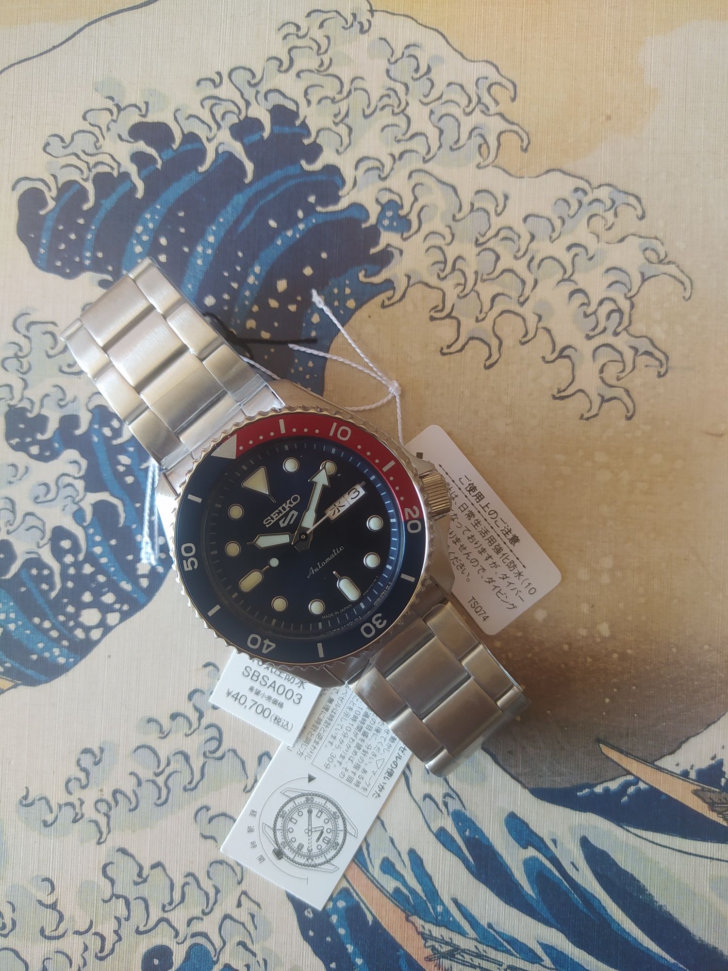 *NOVO* Seiko PEPSI sbsa003 made in Japan JDM (42,5 mm)