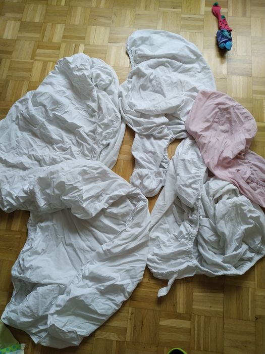 Prześcieradło łóżeczko dziecięce cena za  5 sztuk 120x60cm