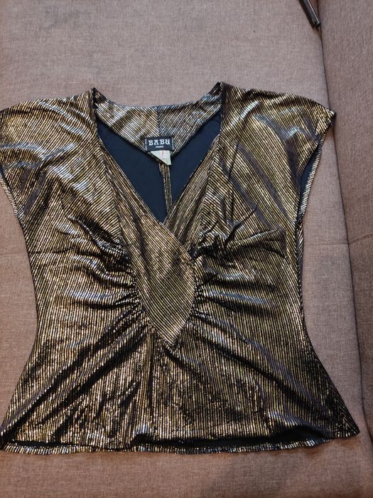 Bluzka zlota" motyl"