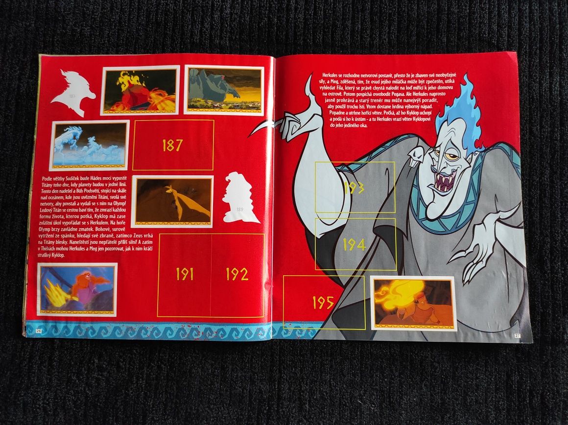 Herkules album kolekcjonerski unikat 1997r Panini