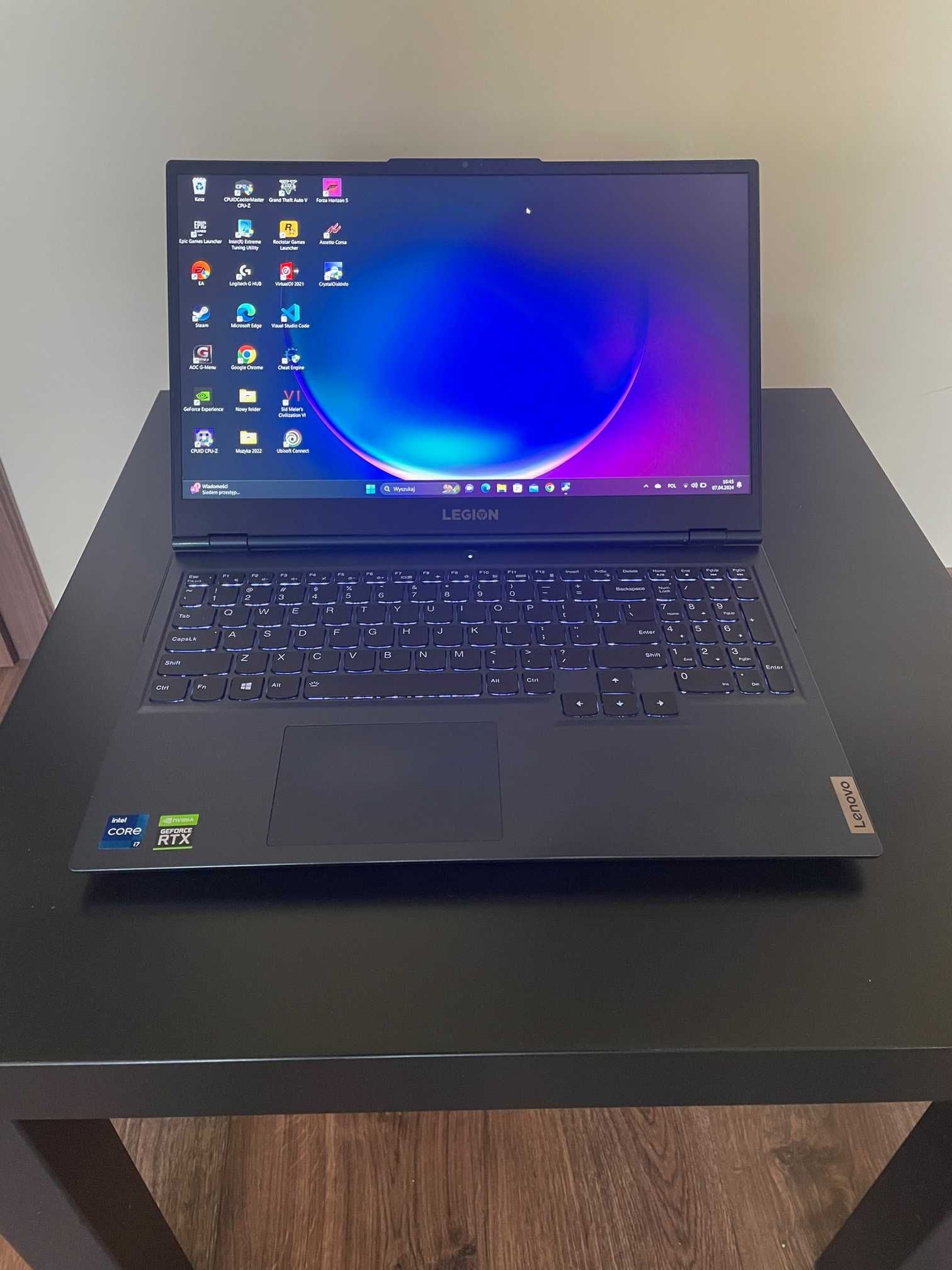 Lenovo LEGION 5 RTX3060 i7-11800H 512GB/16GB RAM 165Hz